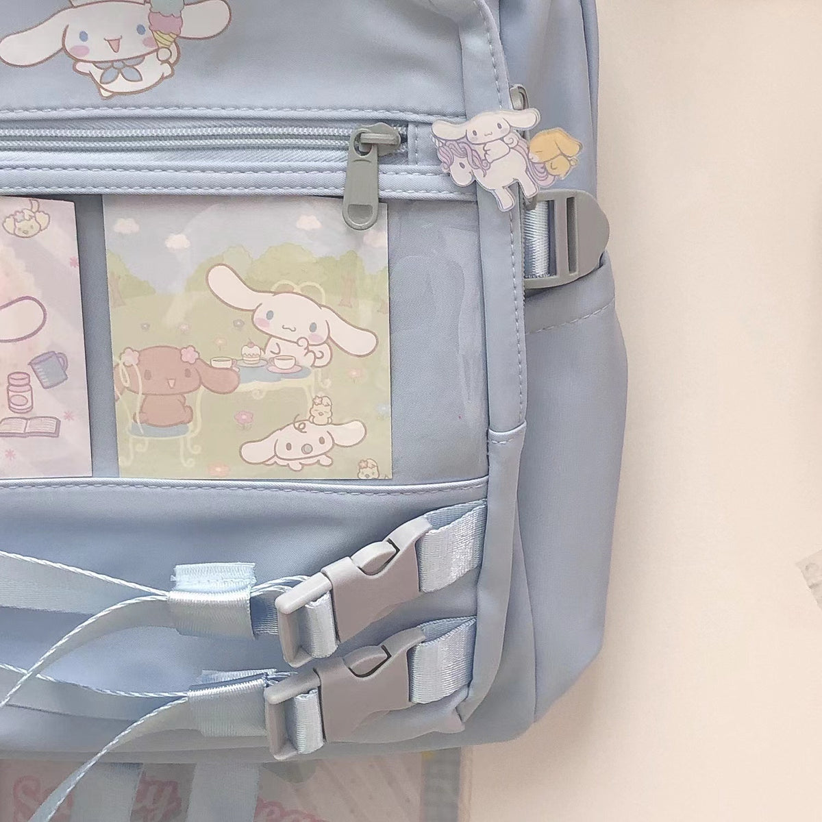 Cinnamoroll Kuromi Pompompurin My Melody Inspired Bookbag Backpack Sch –  PeachyBaby