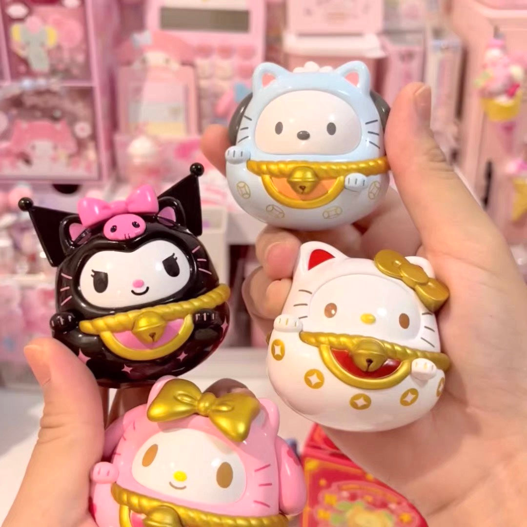 Kawaii Cute Kuromi My Melody Hello Kitty Plush Tote Bag – PeachyBaby