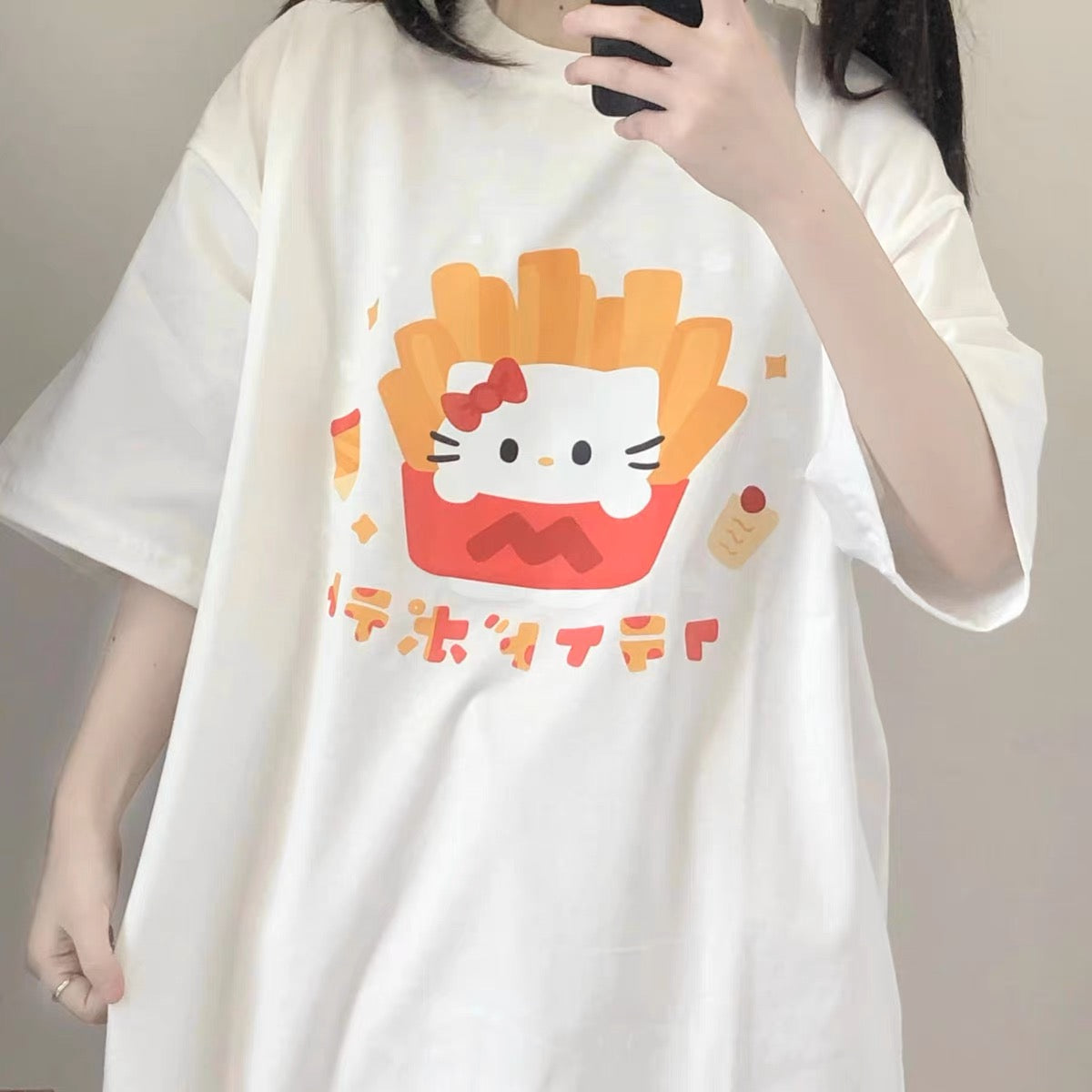 fluffy white👉👈(branco fofinho)  Hello kitty t shirt, Cute tshirt  designs, Free t shirt design