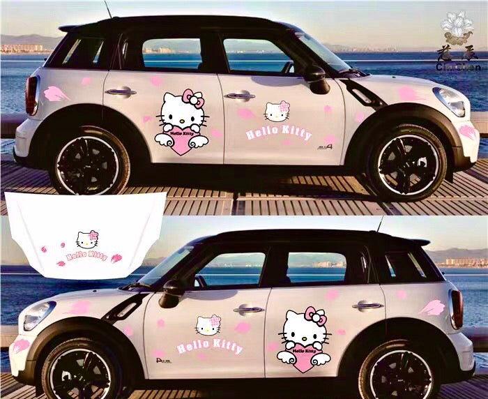 Hello Kitty Car Sticker Decals Waterproof Easy to Put on and –
