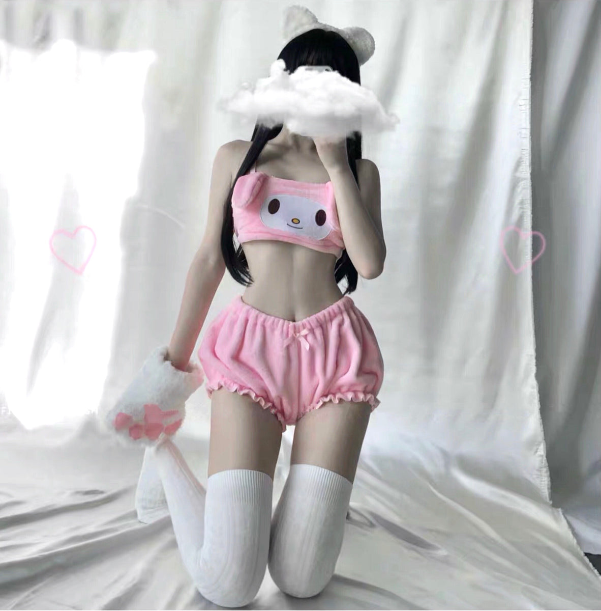 Buy My Melody Cinnamoroll Kuromi Cosplay Costume Bra Anime Melody