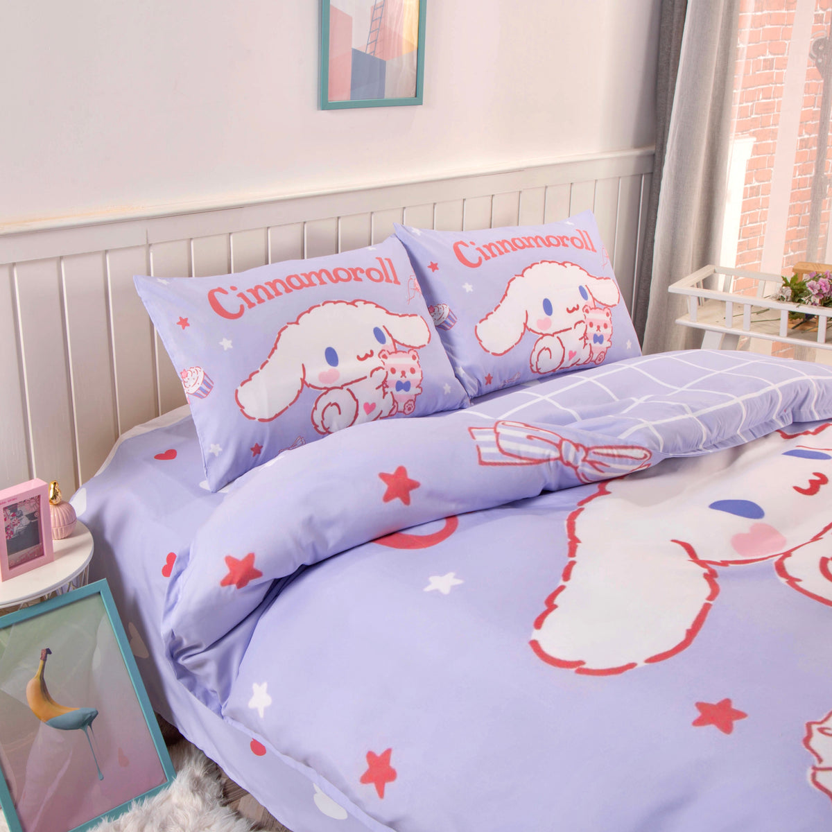 Cinnamoroll Inspired Bedding Duvet Sheet Set Queen Twin King Size –  PeachyBaby