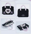 Kuromi Licensed Purple and Black Laptop Case Bag