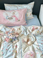 Cottage Pastoral Style Bunny Pastel Color Kawaii Bedding Duvet Cover Set