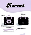 Kuromi Licensed Purple and Black Laptop Case Bag