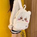 Chiikawa Inspired White Book Bag BackPack