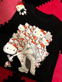 Sanrio x Tomie Hello Kitty Black and White T-shirt 100% Authentic