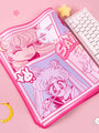 Sailor Moon Inspired Pink Large Keyboard Mat 78 x 39 cm