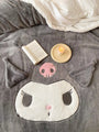 Kuromi Inspired Coral Fleece Plush Winter Blanket