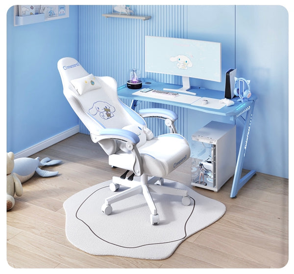 Sanrio Licensed Cinnamoroll Baby Blue and White Gaming Chair