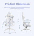 Sanrio Licensed Cinnamoroll Baby Blue and White Gaming Chair