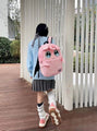 Kawaii Jigglypuff Inspired Pink Plush Backpack Bookbag