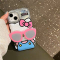 Hello Kitty Inspired Cute Kawaii iPhone Case with Popsocket