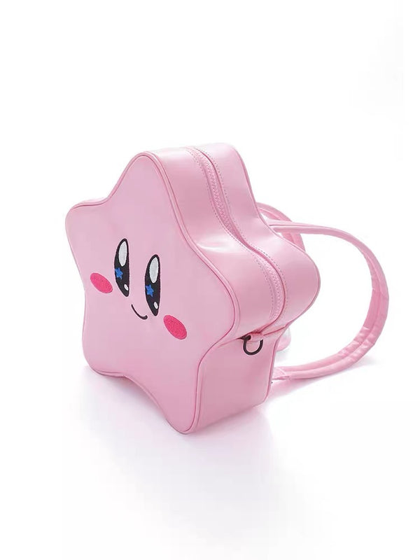 Reverie x Kirby Pink Star-Shaped PU Backpack Book Bag Limited Edition