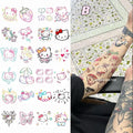 Hello Kitty Inspired Temporary Tattoo Stickers