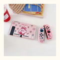 Kirby Inspired Pink Switch OLED Case Cover and Carrying Bag