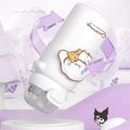 Kuromi My Melody Pompompurin Cinnamoroll Stainless Steel Water Bottle with Straw and Stripe