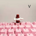 Cinnamoroll Inspired Keyboard Cap Pink and White Base