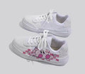 Kirby Inspired White Sneakers