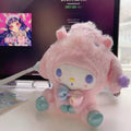 My Melody Kuromi Cinnamoroll Inspired Fluffy Sitting Plushie