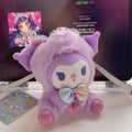 My Melody Kuromi Cinnamoroll Inspired Fluffy Sitting Plushie