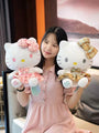Hello Kitty Pink and Gold Plaid Outfit Plushie