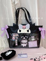 My Melody Cinnamoroll and Kuromi Inspired Transparent cute Tote Bag