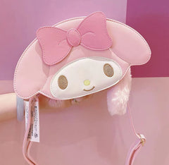 Hello Kitty Inspired Pink PU leather Crossbody and Tote Bag – PeachyBaby