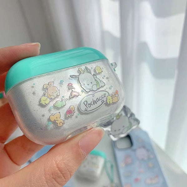Pochacco Inspired Transparent AirPods Case