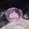 Hello Kitty Inspired Glass Ashtray