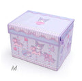 My Melody Cinnamoroll Little Twin Stars Hello Kitty Kuromi Pompompurin Pochacco Inspired Foldable Canvas Storage Box with Lid