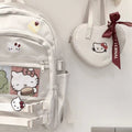 My Melody Cinnamoroll Inspired Baby Blue and Pink Book Bag Backpack School Bag