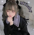 Kuromi Sailor Collar Wool Coat