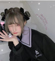 Kuromi Sailor Collar Wool Coat