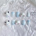 Pochacco Inspired Baby Blue Press-on Nails Set