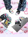 Hello Kitty Inspired Asymmetrical Black Sneaker