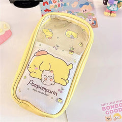 Pompompurin My Melody Cinnamoroll Kuromi Inspired Transparent Pencil C –  PeachyBaby