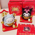 Sanrio Hello Kitty Pochacco Keroppi  Cinnamoroll Kuromi My Melody Inspired Maneki-neko Theme Roly Poly Toy