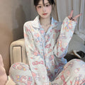 My Melody Inspired Blue Long Sleeve Top and Pants Pajama Set