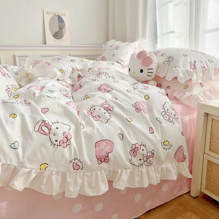 Sheets Hello Kitty Bedding Sets  Hello Kitty Queen Size Bedding