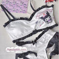 Cinnamoroll My Melody Kuromi Inspired Bralette and Underwear Set