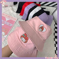 Kuromi Hello Kitty My Melody Inspired Embroidered Bucket Hat