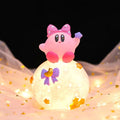 Kirby Inspired Sitting on the Moon Night Light Table Lamp
