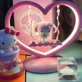 My Melody on a Swing Heart Shape Night Light Table Lamp