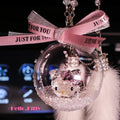 Hello Kitty Inspired Crystal Car Rearview mirror hanging pendant