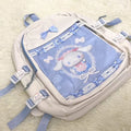 Cinnamoroll Kuromi My Melody Inspired Transparent Front Pocket Backpack