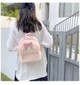 My Melody Cinnamoroll Inspired Small Plush Backpack Book Bag