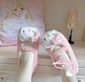 Kuromi My Melody Cinnamoroll Hello Kitty Inspired Plush Ballerina Slippers