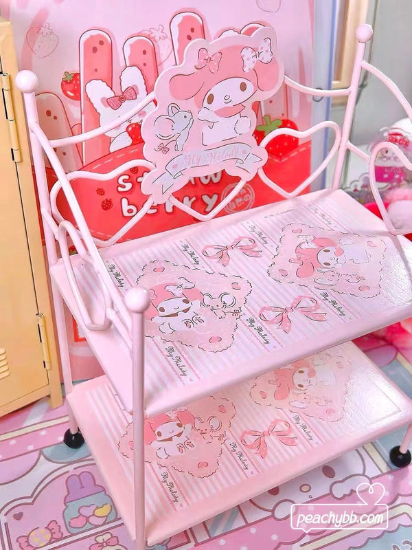 My Melody Inspired Pink Mini Metal Rack