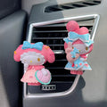My Melody Inspired Car Vent Clip with Air Freshener and Diffuser Solid Perfume